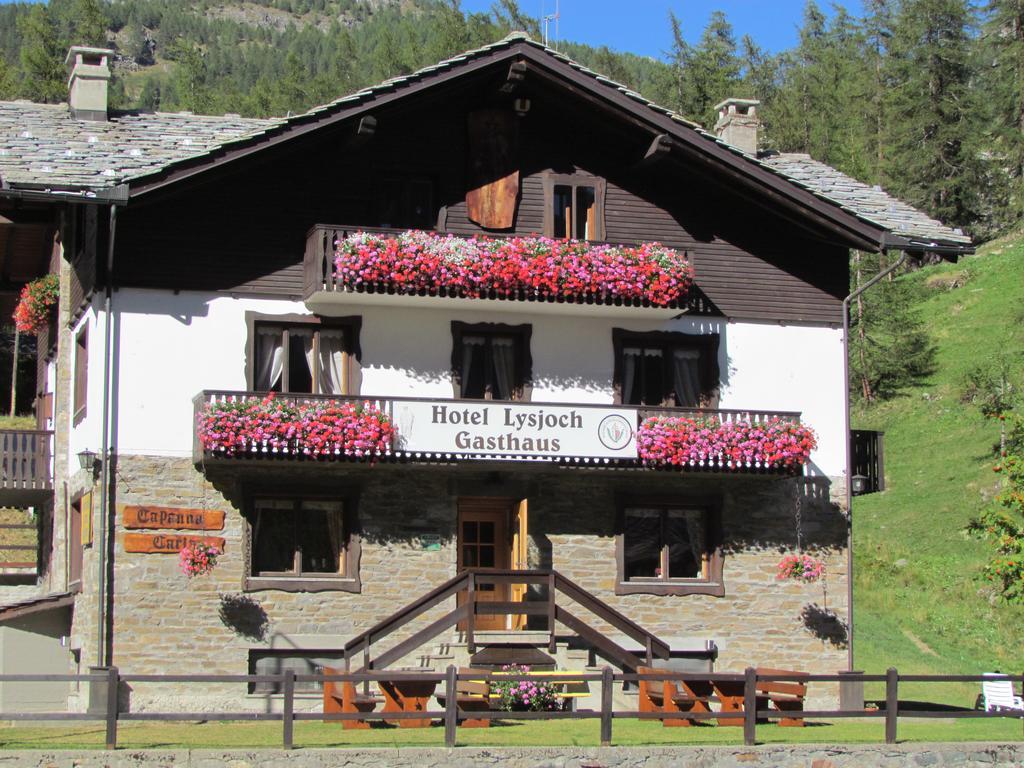 Hotel Lysjoch Gressoney-la-Trinité Exterior foto